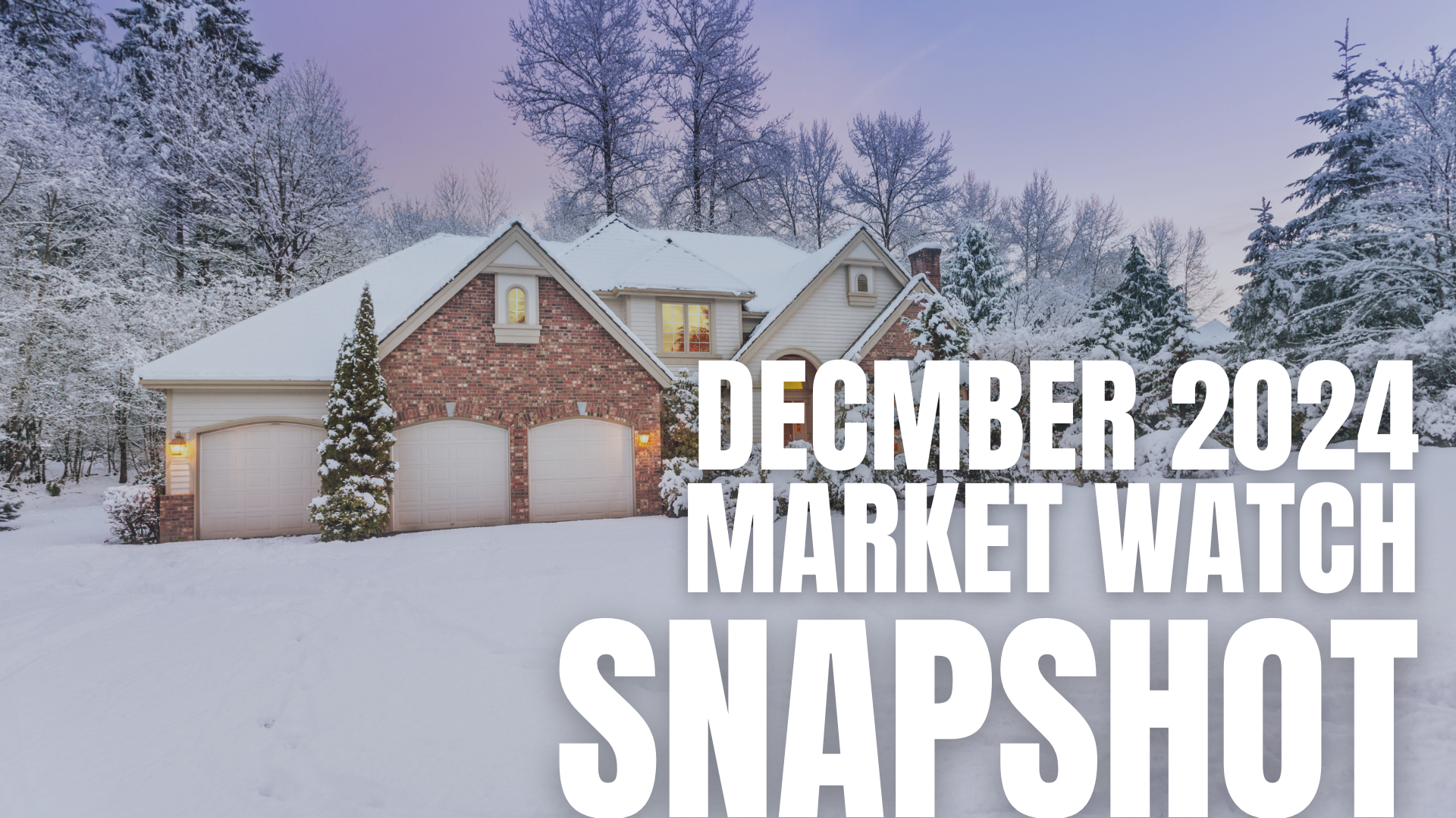 December 2024 Market Recap: Real Estate Sales in the GTA